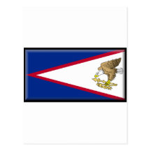 Bandera de American Samoa Postales