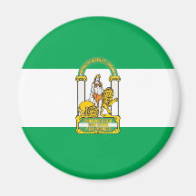 Bandera de Andalucía Imanes Para Frigoríficos