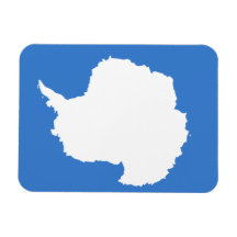 Bandera de Antartican Iman Rectangular
