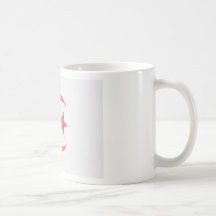Bandera de Argelia del vintage Tazas