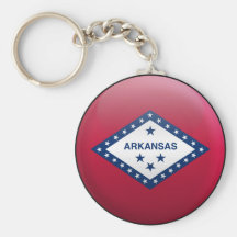 Bandera de Arkansas Llavero Personalizado