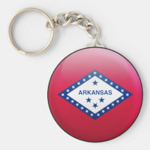 Bandera de Arkansas Llavero Personalizado