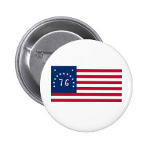 Bandera de Bennington de la revolución americana Pins