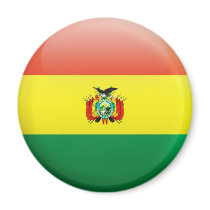 Bandera de Bolivia Imán Para Frigorifico