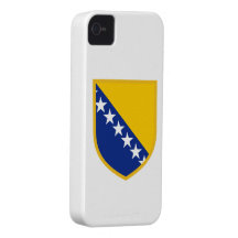 Bandera de Bosnia y Hercegovina iPhone 4 Case-Mate Cárcasas