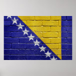 Bandera de Bosnia y Herzegovina Posters