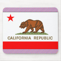 Bandera de California Alfombrilla De Ratón