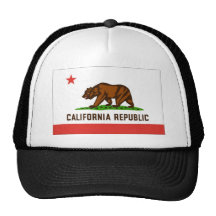 Bandera de California Gorro De Camionero