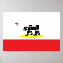 Bandera de California Posters