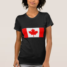 Bandera de Canadá Camiseta