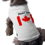 Bandera de Canadá Camiseta De Perrito
