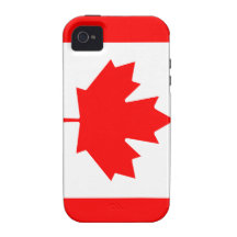 Bandera de Canadá iPhone 4 Funda
