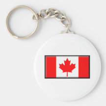 Bandera de Canadá Llavero Personalizado