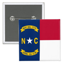 Bandera de Carolina del Norte Pin