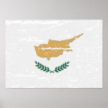 BANDERA DE CHIPRE POSTER