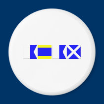 Bandera de código Adán imanes
