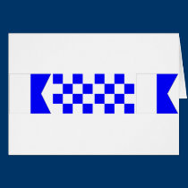 Bandera de código Ana tarjetas