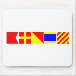 Bandera de código Brody Tapete De Ratones