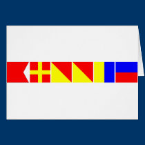 Bandera de código Brooke tarjetas