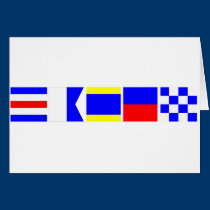 Bandera de código Caden tarjetas