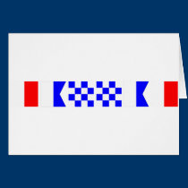 Bandera de código Hannah tarjetas
