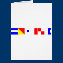 Bandera de código Joshua tarjetas