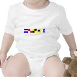 Bandera de código Julia Trajes De Bebé