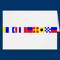 Bandera de código Katherine tarjetas