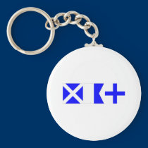 Bandera de código máxima llaveros