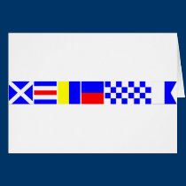 Bandera de código Mckenna tarjetas