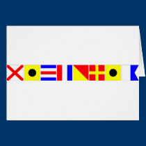 Bandera de código Victoria tarjetas