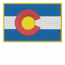 Bandera de Colorado Camiseta Polo