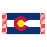 Bandera de Colorado Tarjeta Fotografica