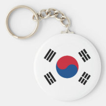 Bandera de Corea del Sur Llaveros