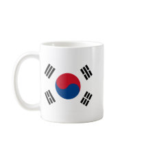 Bandera de Corea del Sur tazas