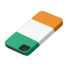 Bandera de Costa de Marfil Case-Mate iPhone 4 Fundas