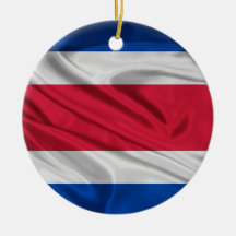 Bandera de Costa Rica Ornamento Para Reyes Magos