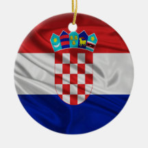 Bandera de Croacia Adorno Para Reyes