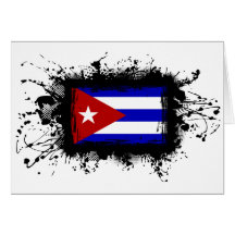 Bandera de Cuba Felicitacion