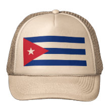 Bandera de Cuba Gorros Bordados