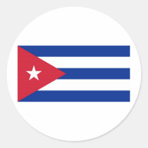 Bandera de Cuba Pegatina
