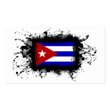 Bandera de Cuba Plantillas De Tarjeta De Negocio