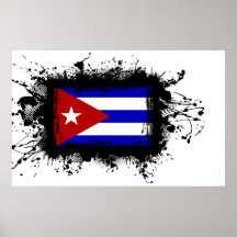 Bandera de Cuba Posters