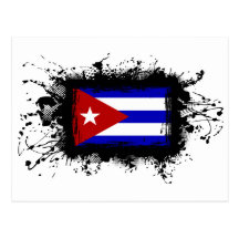 Bandera de Cuba Tarjeta Postal