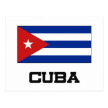 Bandera de Cuba Tarjetas Postales