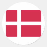 Bandera de Danmark Etiqueta