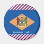 Bandera de Delaware Imán De Nevera