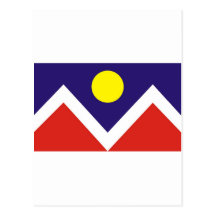 Bandera de Denver Postales