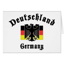 Bandera de Deutschland Alemania Felicitación