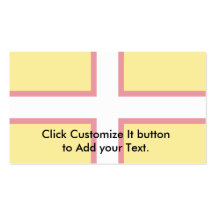 Bandera de Dorset, Reino Unido Tarjeta Personal